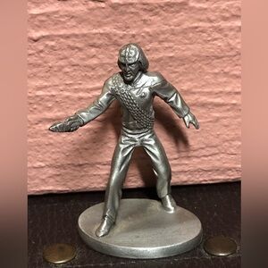 Worf Star Trek  1993 Vintage Rawcliffe Pewter Limited  Edition